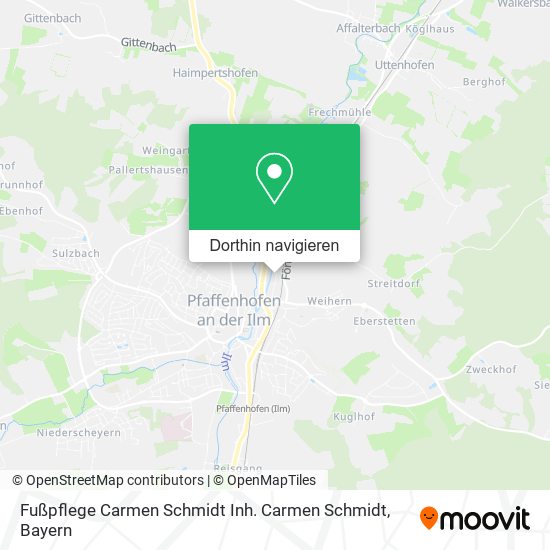 Fußpflege Carmen Schmidt Inh. Carmen Schmidt Karte