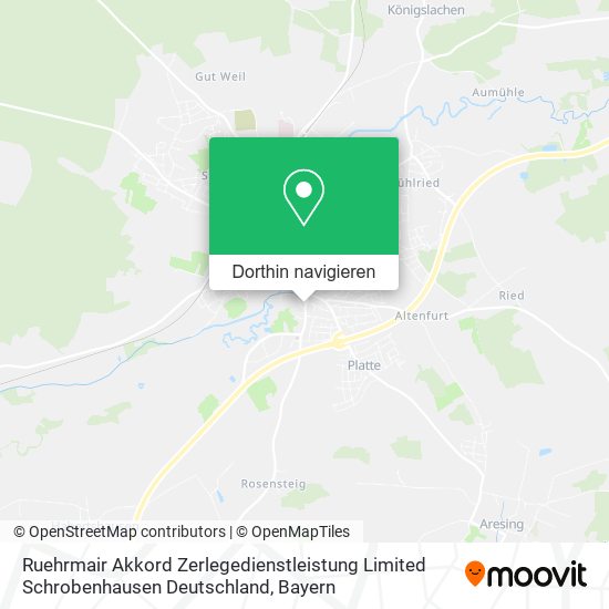 Ruehrmair Akkord Zerlegedienstleistung Limited Schrobenhausen Deutschland Karte
