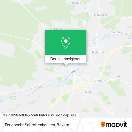 Feuerwehr Schrobenhausen Karte