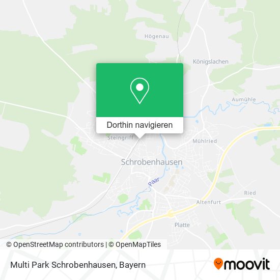 Multi Park Schrobenhausen Karte