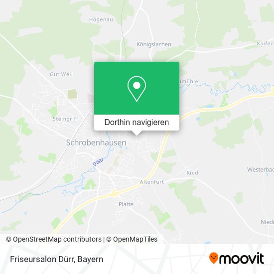 Friseursalon Dürr Karte