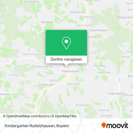 Kindergarten Rudelzhausen Karte