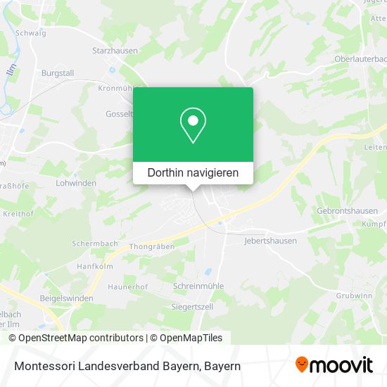 Montessori Landesverband Bayern Karte