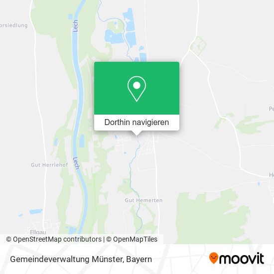 Gemeindeverwaltung Münster Karte