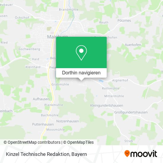 Kinzel Technische Redaktion Karte