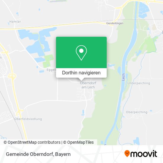 Gemeinde Oberndorf Karte