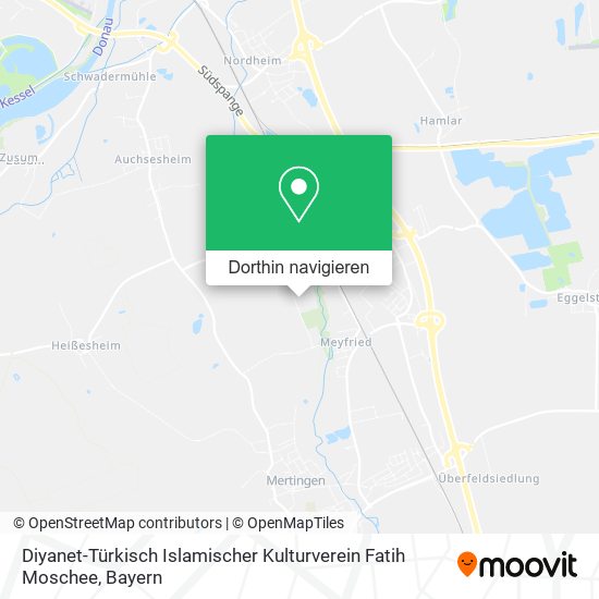 Diyanet-Türkisch Islamischer Kulturverein Fatih Moschee Karte