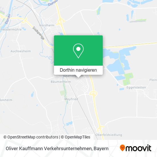 Oliver Kauffmann Verkehrsunternehmen Karte