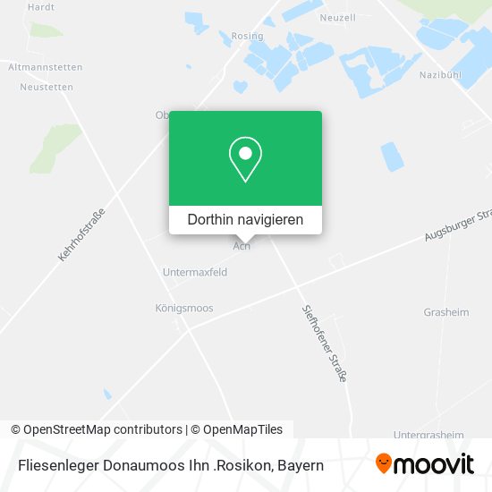 Fliesenleger Donaumoos Ihn .Rosikon Karte