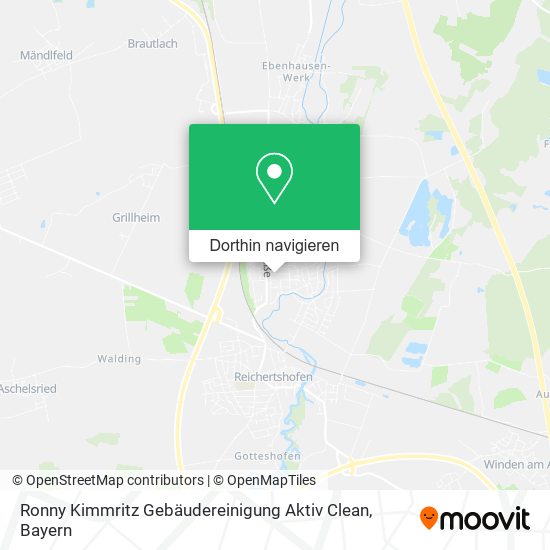 Ronny Kimmritz Gebäudereinigung Aktiv Clean Karte