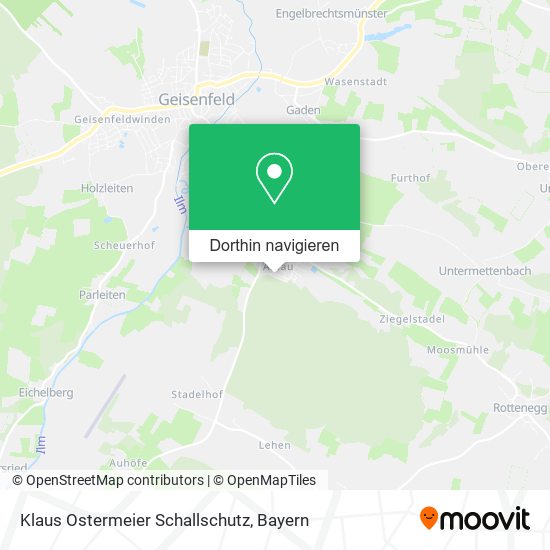 Klaus Ostermeier Schallschutz Karte