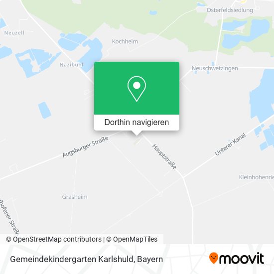 Gemeindekindergarten Karlshuld Karte