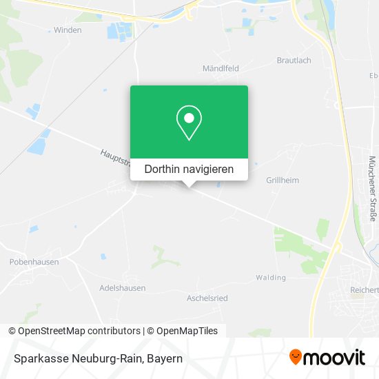 Sparkasse Neuburg-Rain Karte
