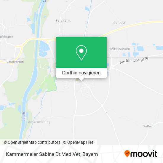 Kammermeier Sabine Dr.Med.Vet Karte