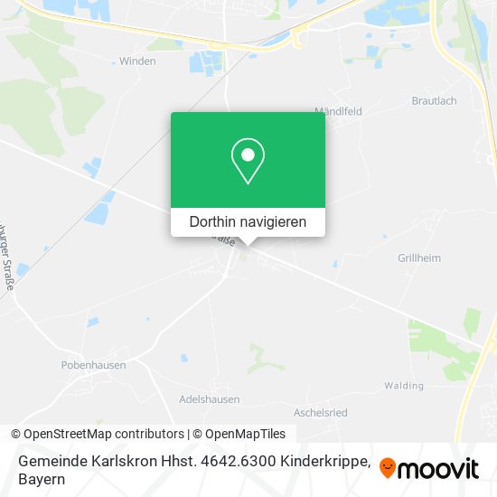 Gemeinde Karlskron Hhst. 4642.6300 Kinderkrippe Karte