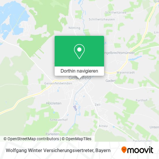 Wolfgang Winter Versicherungsvertreter Karte