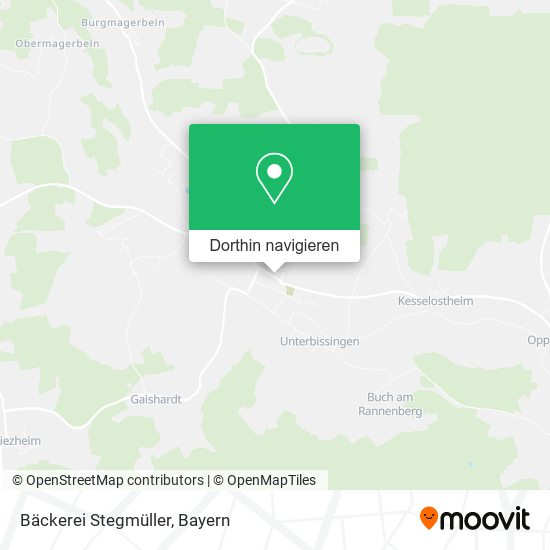 Bäckerei Stegmüller Karte