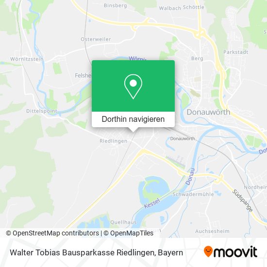 Walter Tobias Bausparkasse Riedlingen Karte