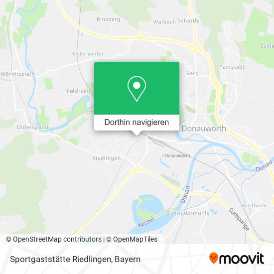 Sportgaststätte Riedlingen Karte