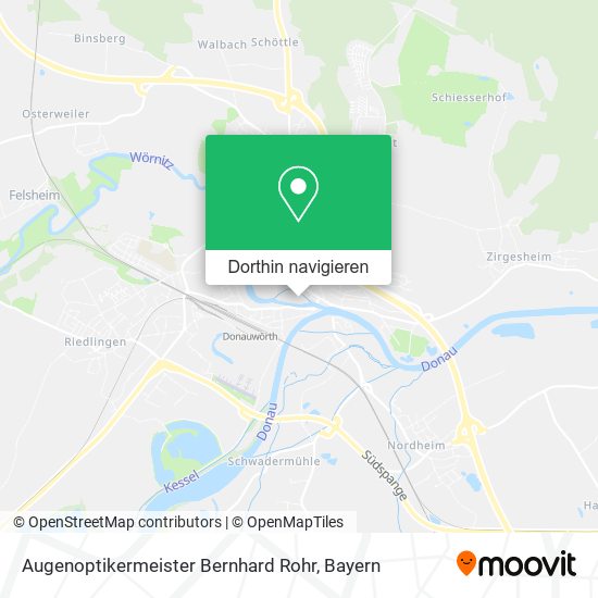 Augenoptikermeister Bernhard Rohr Karte