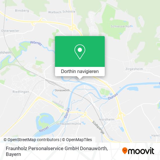 Fraunholz Personalservice GmbH Donauwörth Karte