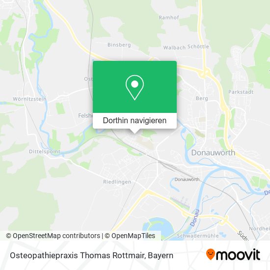 Osteopathiepraxis Thomas Rottmair Karte