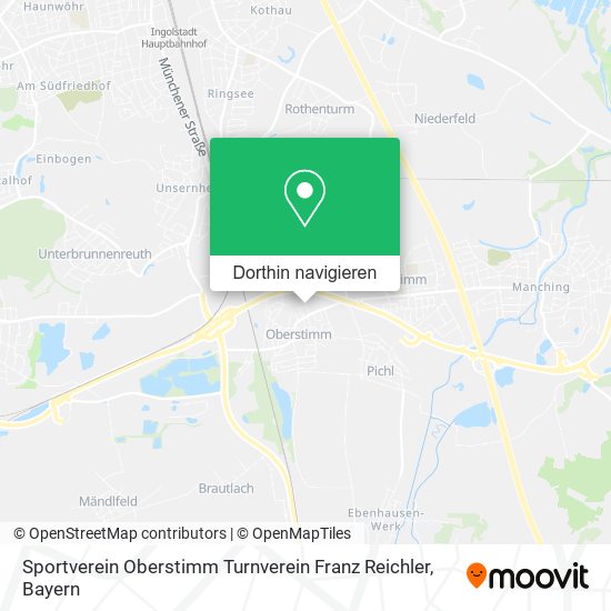 Sportverein Oberstimm Turnverein Franz Reichler Karte