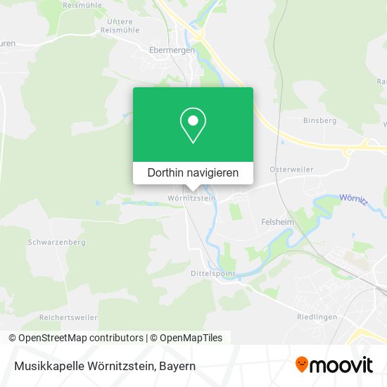 Musikkapelle Wörnitzstein Karte