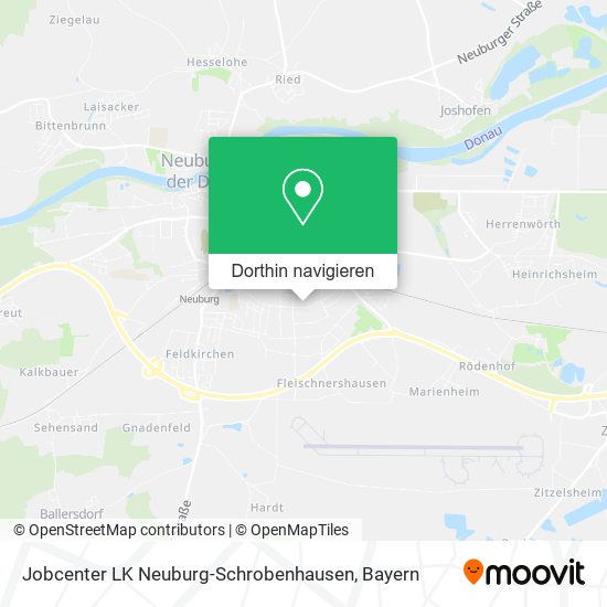 Jobcenter LK Neuburg-Schrobenhausen Karte