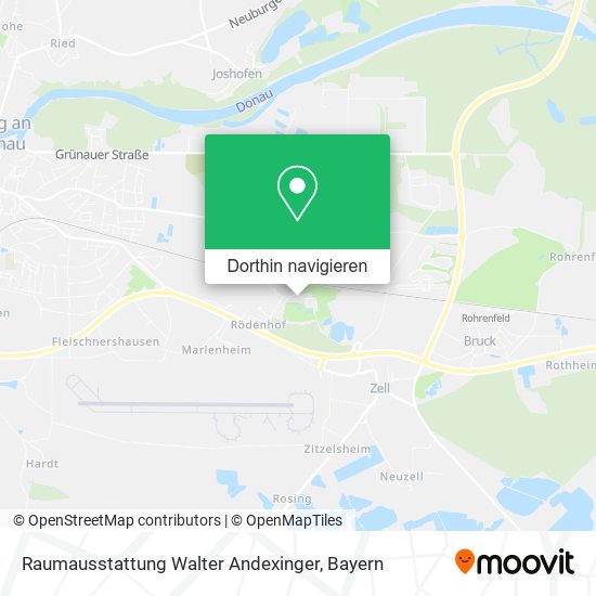 Raumausstattung Walter Andexinger Karte