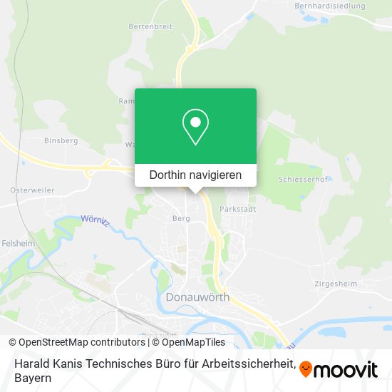 Harald Kanis Technisches Büro für Arbeitssicherheit Karte