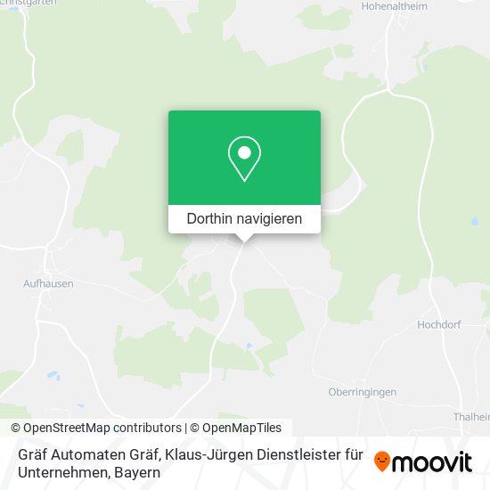 Gräf Automaten Gräf, Klaus-Jürgen Dienstleister für Unternehmen Karte