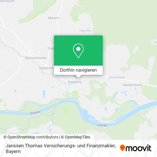 Janssen Thomas Versicherungs- und Finanzmakler Karte