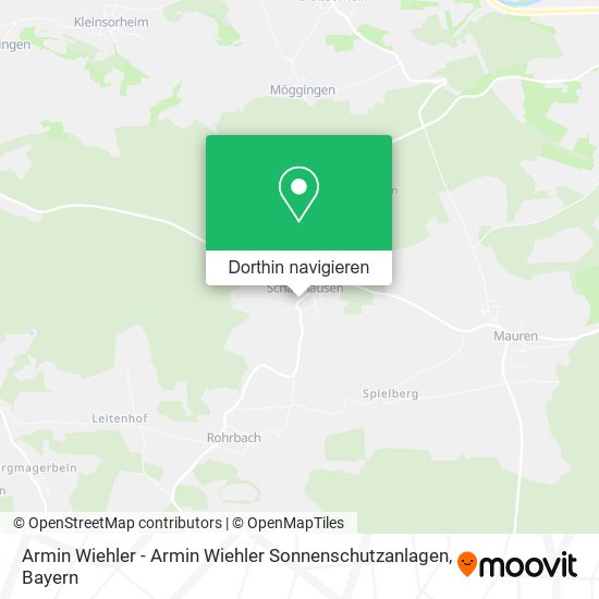 Armin Wiehler - Armin Wiehler Sonnenschutzanlagen Karte