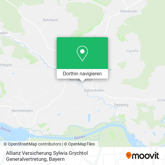 Allianz Versicherung Sylwia Grychtol Generalvertretung Karte