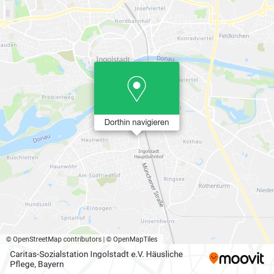 Caritas-Sozialstation Ingolstadt e.V. Häusliche Pflege Karte