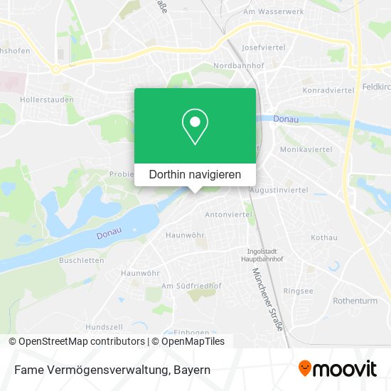 Fame Vermögensverwaltung Karte