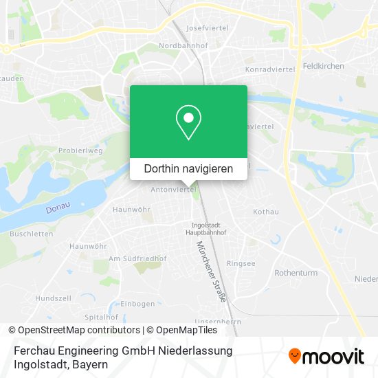 Ferchau Engineering GmbH Niederlassung Ingolstadt Karte