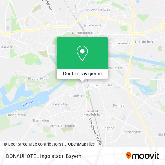 DONAUHOTEL Ingolstadt Karte