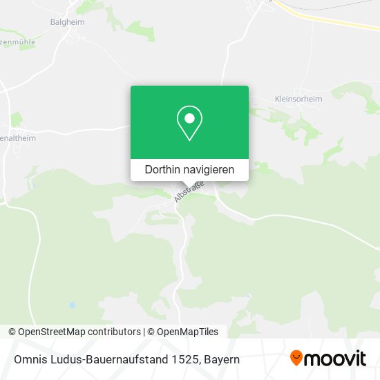 Omnis Ludus-Bauernaufstand 1525 Karte