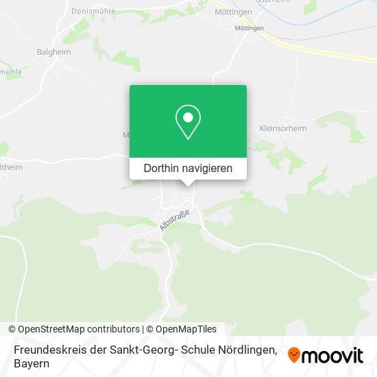 Freundeskreis der Sankt-Georg- Schule Nördlingen Karte
