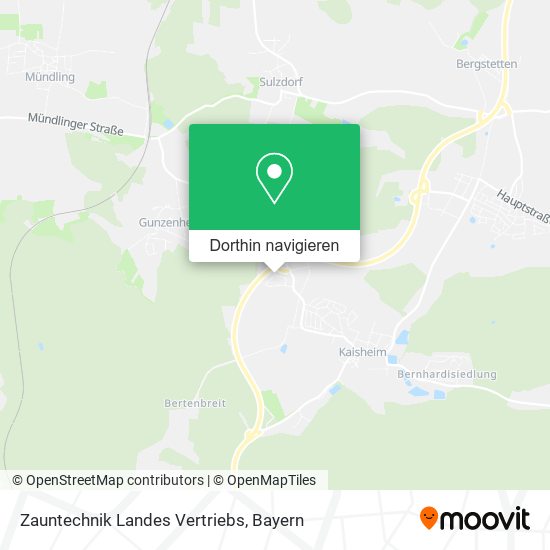 Zauntechnik Landes Vertriebs Karte