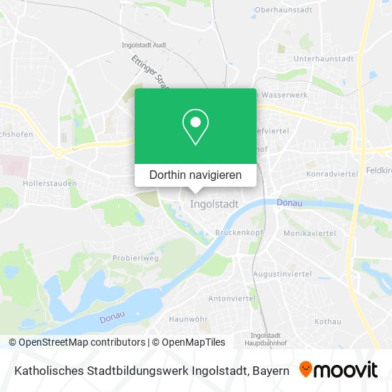 Katholisches Stadtbildungswerk Ingolstadt Karte