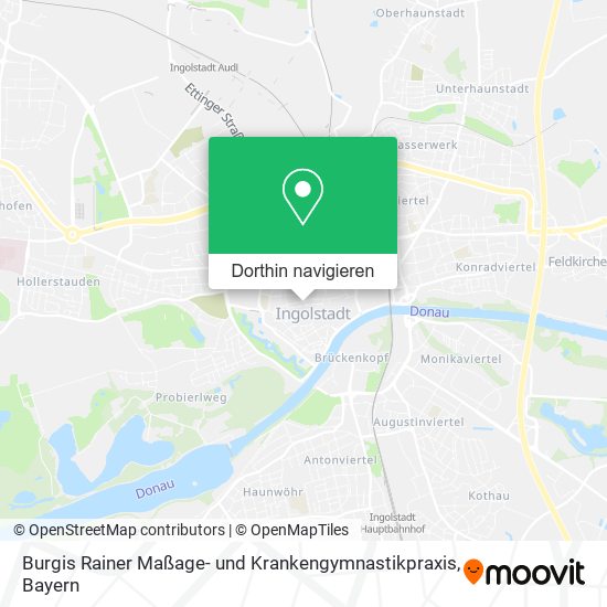 Burgis Rainer Maßage- und Krankengymnastikpraxis Karte
