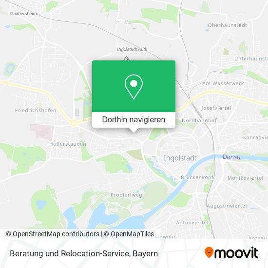 Beratung und Relocation-Service Karte