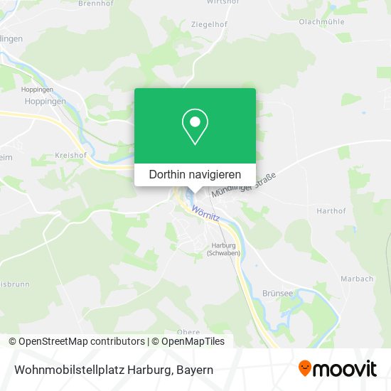 Wohnmobilstellplatz Harburg Karte