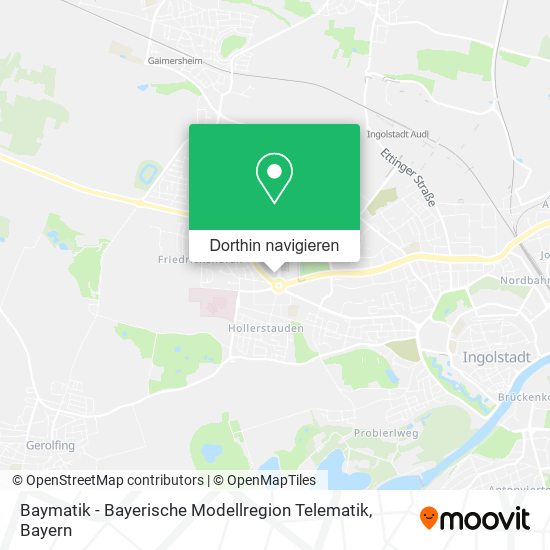 Baymatik - Bayerische Modellregion Telematik Karte