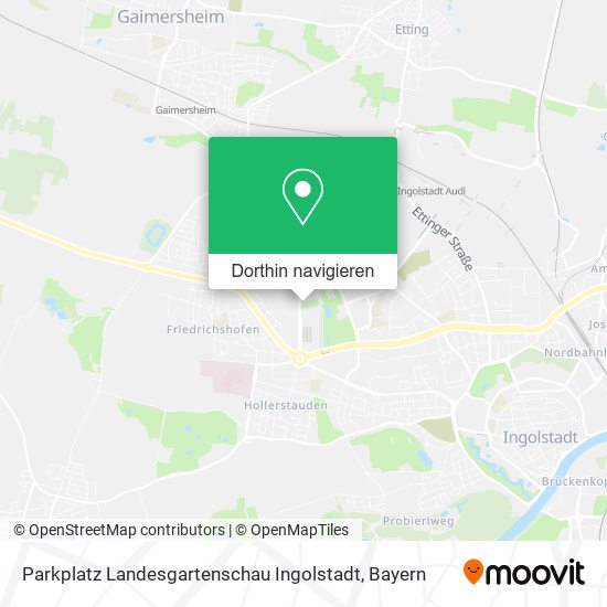 Parkplatz Landesgartenschau Ingolstadt Karte