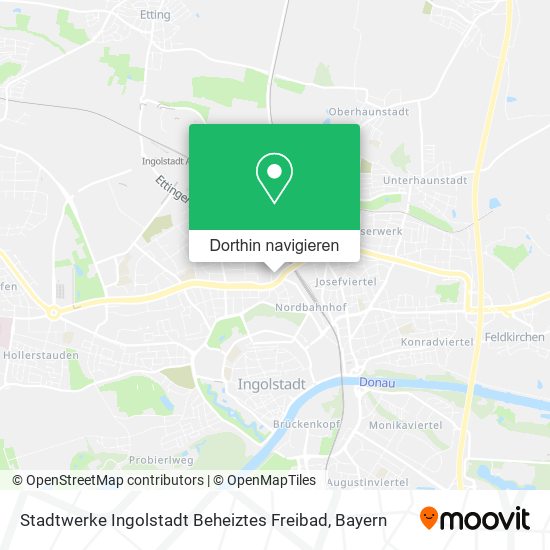 Stadtwerke Ingolstadt Beheiztes Freibad Karte