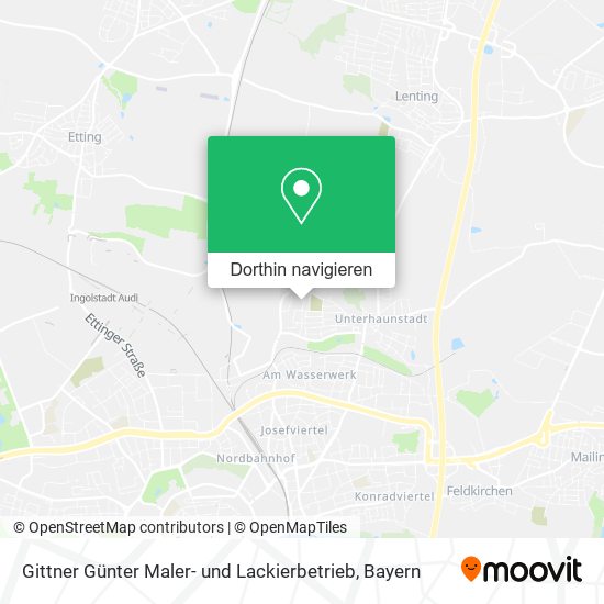 Gittner Günter Maler- und Lackierbetrieb Karte